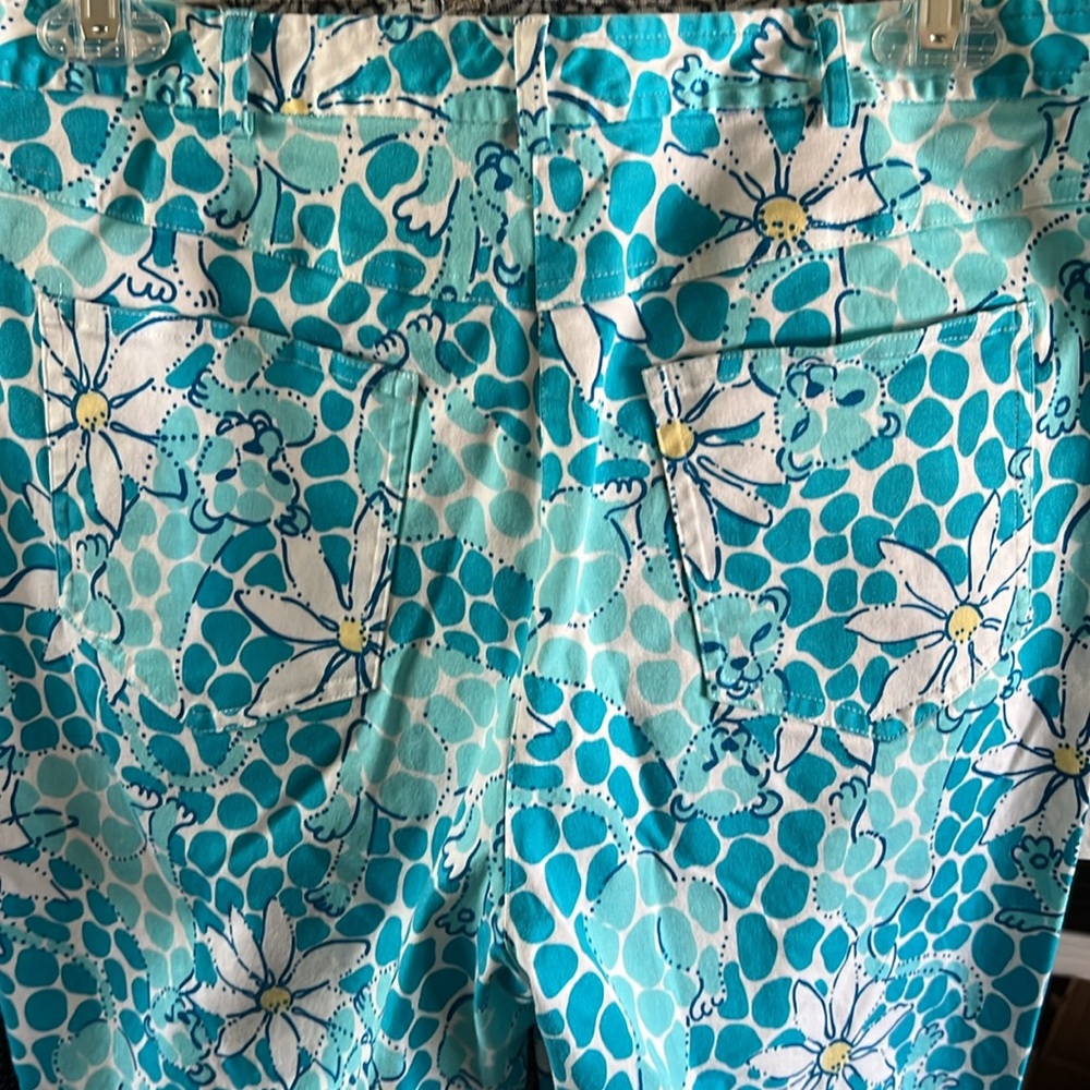 Lily Pulitzer Tiger Daisy Print  Pants - Picture 4 of 7